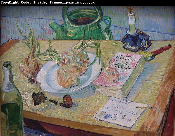Vincent Van Gogh Still life with a plate of onions